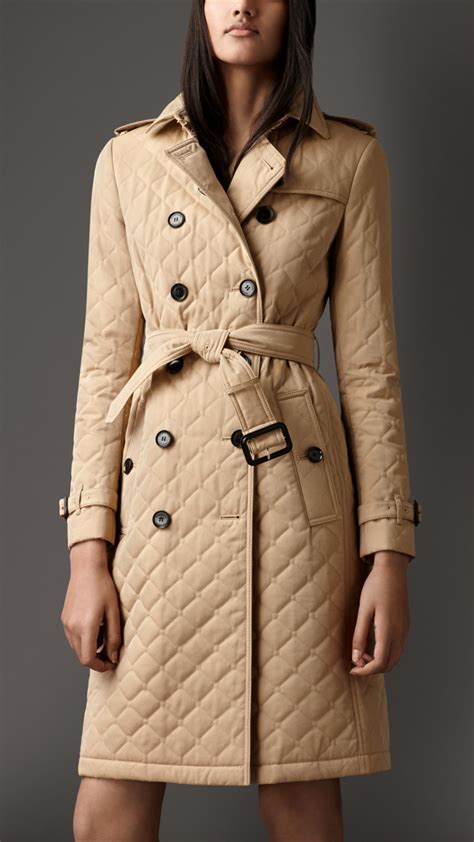 burberry quilted trench coat burberry|Burberry trench coats for women.